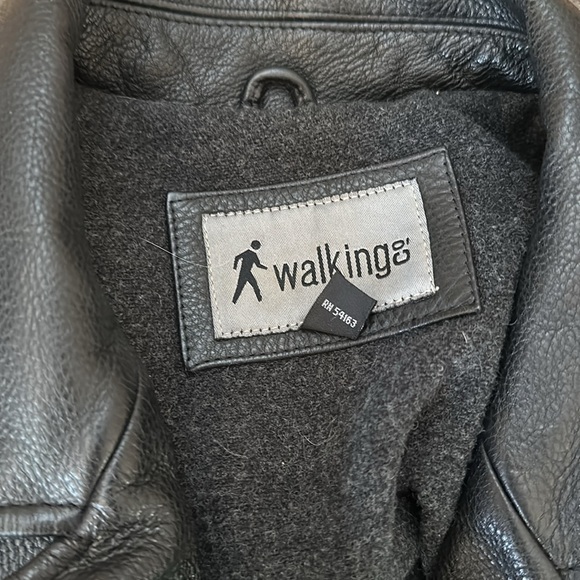 Leather jacket with mark which may be removable. Discounted price regardless. - Picture 2 of 6